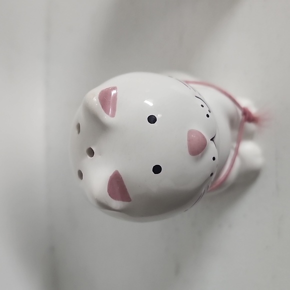 Cozy Cats Salt and Pepper Shaker Set Ceramic 1989 Made in Brazil - Picture 3 of 5